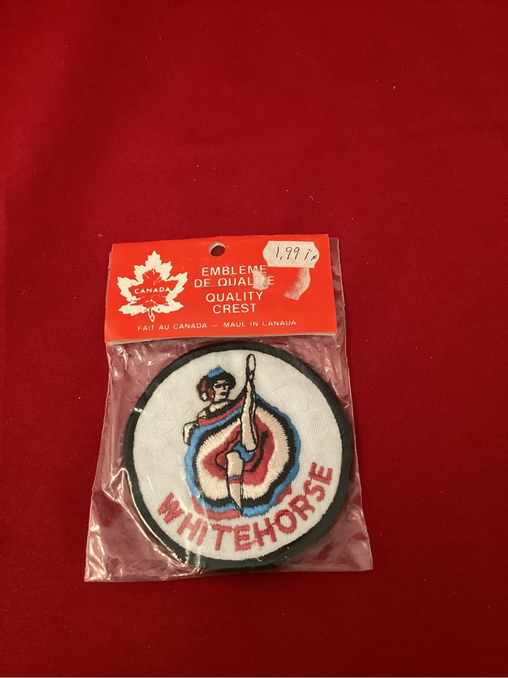 Whitehorse Embroidered Patch